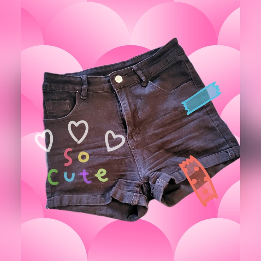 Denim shorts
